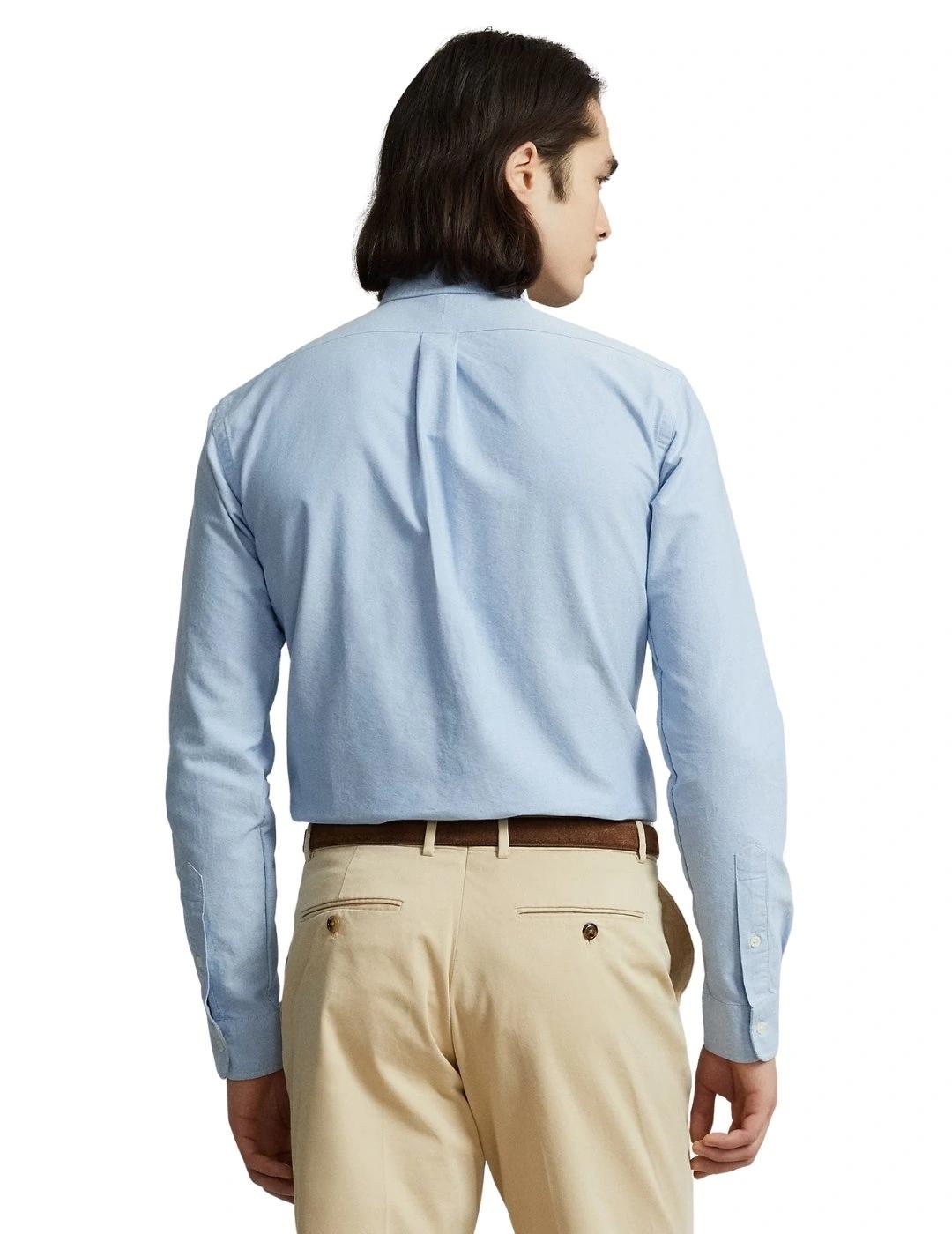 Ralph Lauren Camisa Oxford azul claro