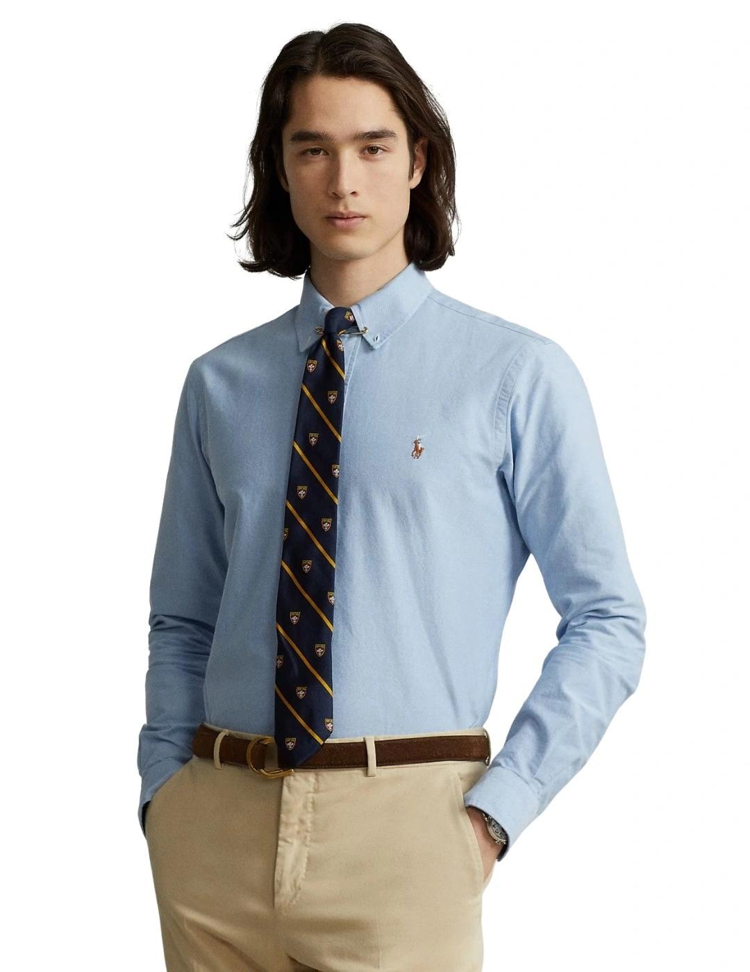 Ralph Lauren Camisa manga larga blanca