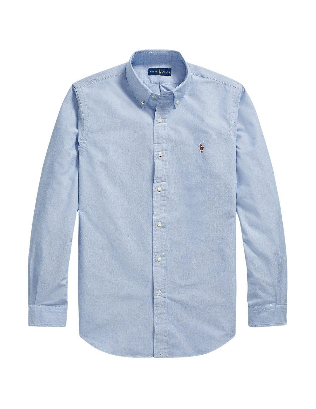 Ralph Lauren Camisa Oxford azul claro