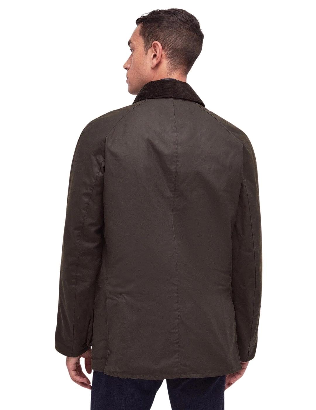 Barbour Chaqueta encerada Ashby Color Verde Oliva