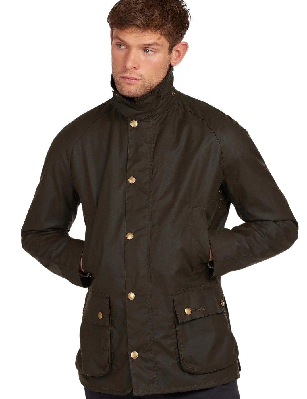 Barbour Chaqueta encerada Ashby Color Verde Oliva