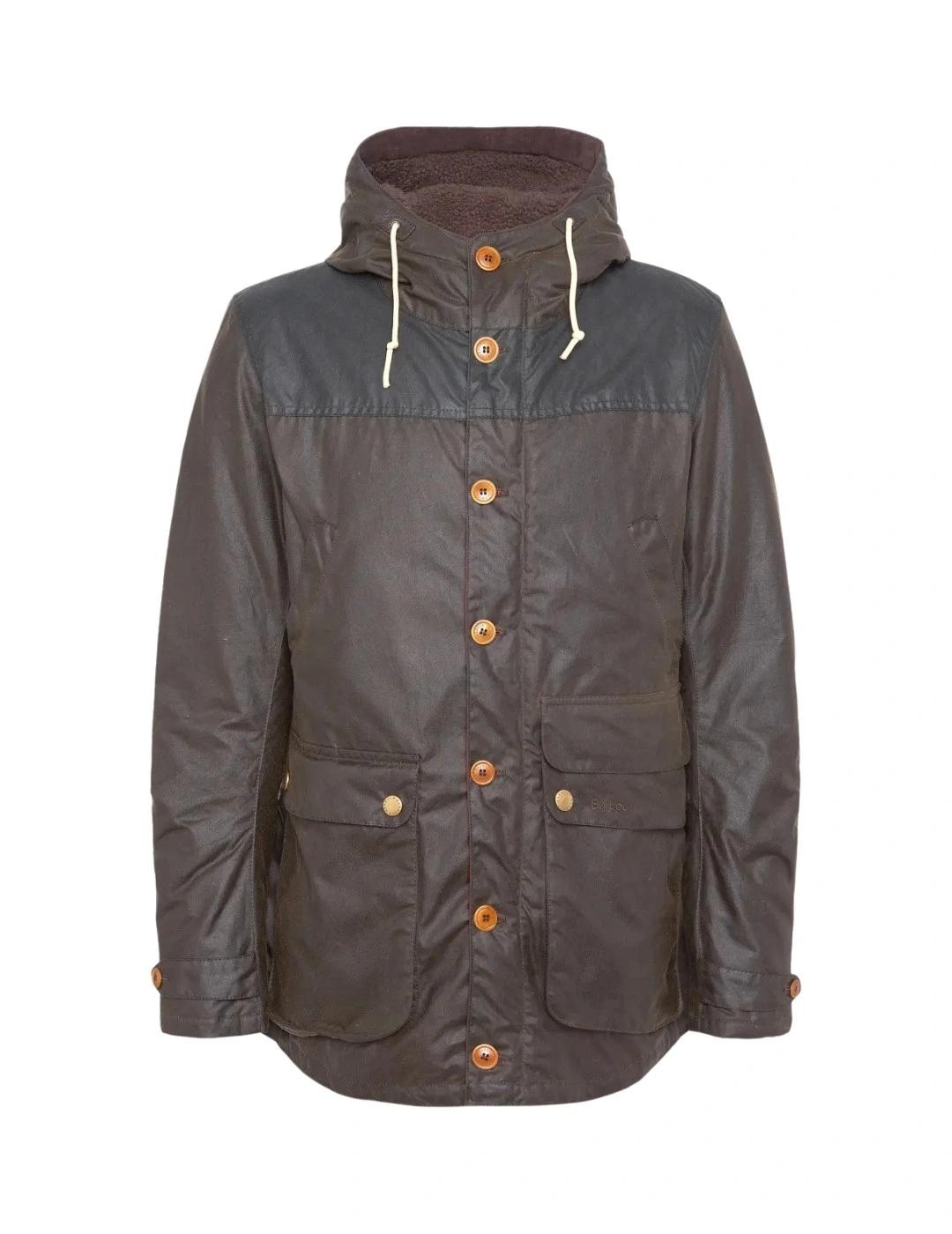 Barbour Chaqueta Game Parka Wax Verde