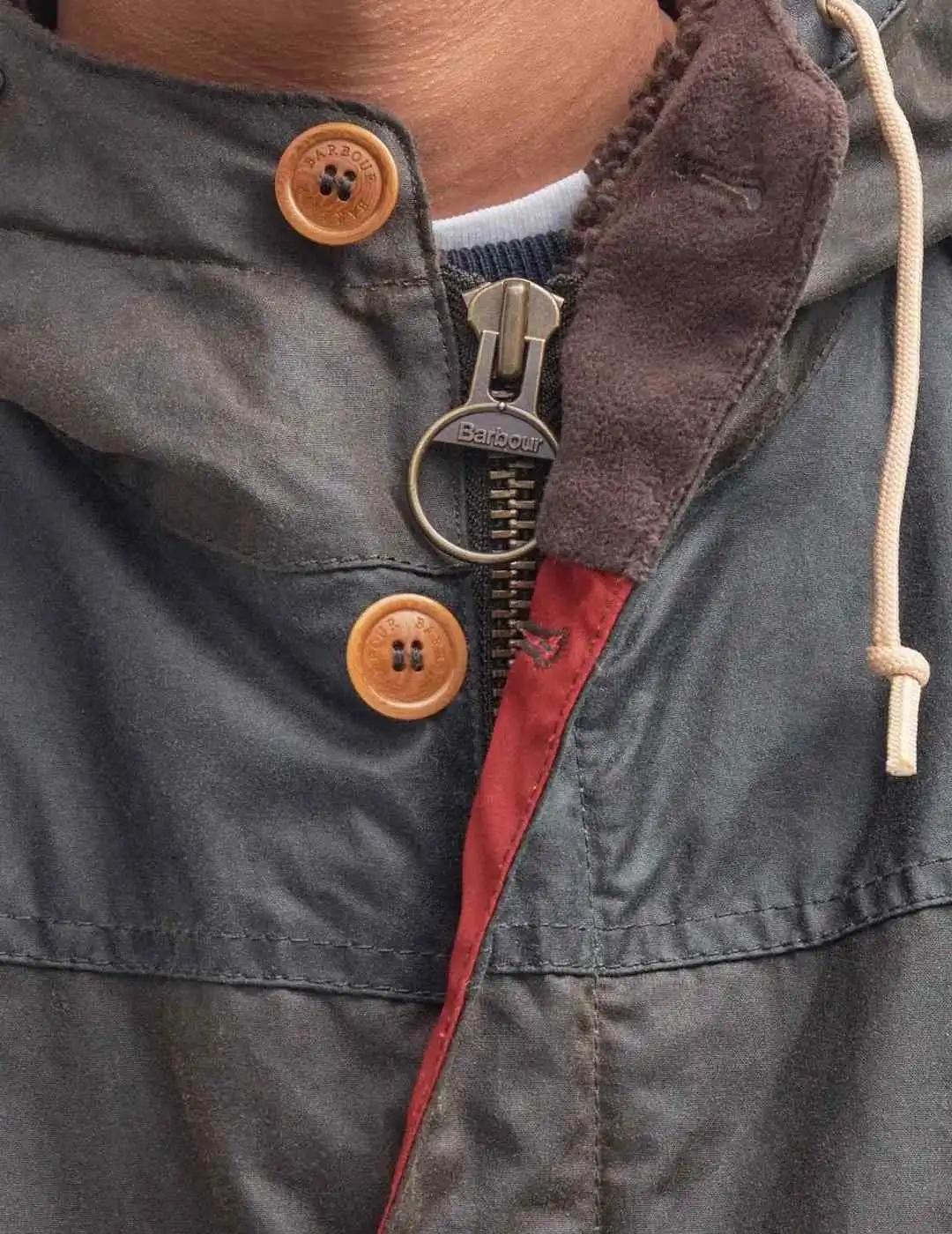 Barbour Chaqueta Game Parka Wax Verde