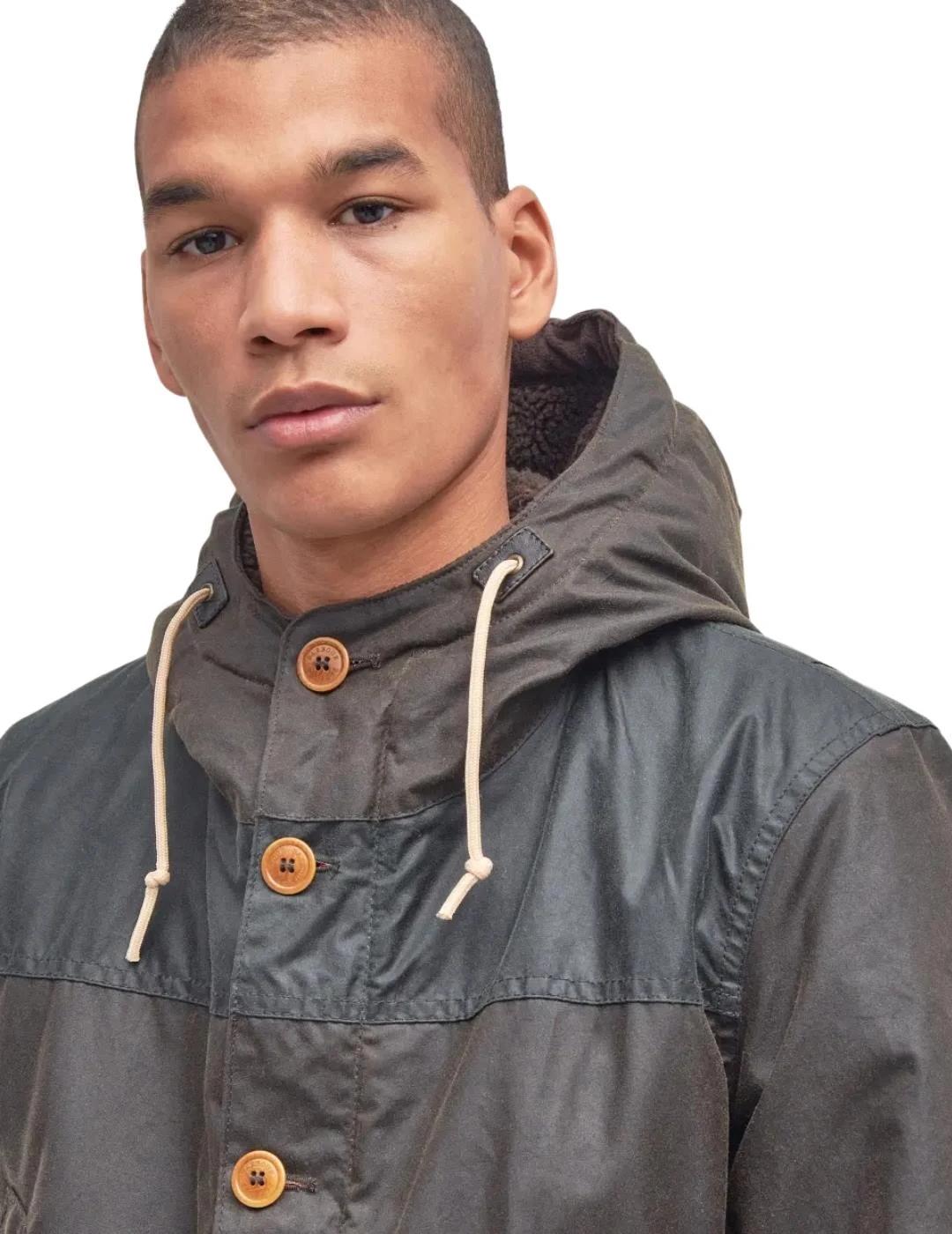 Barbour Chaqueta Game Parka Wax Verde