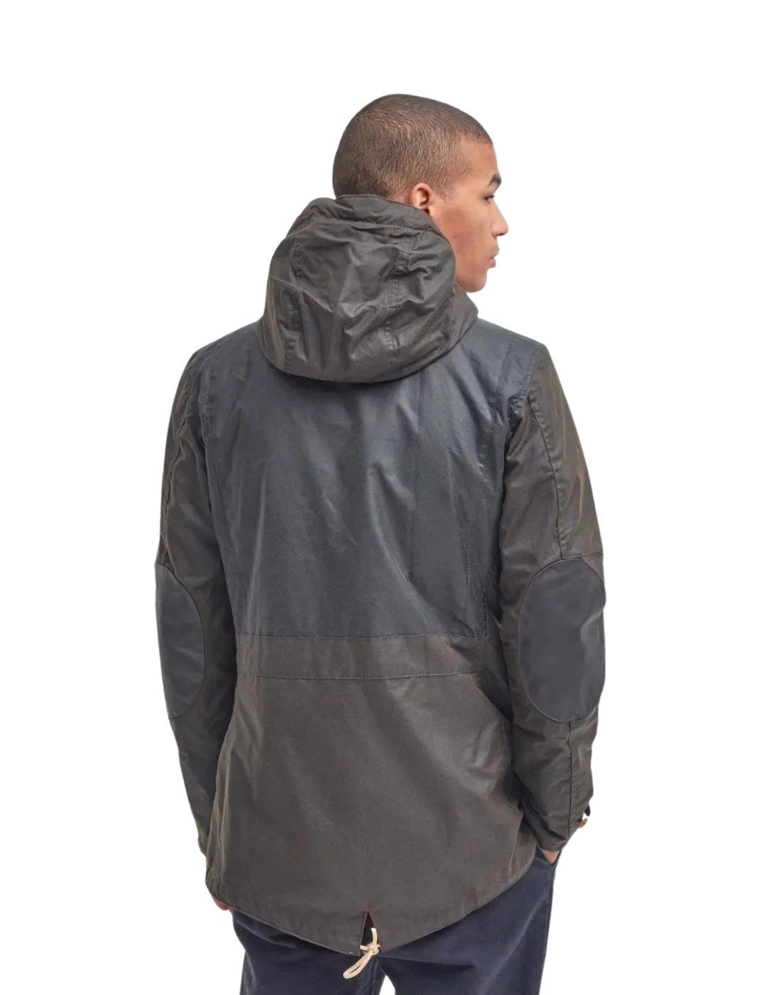 Barbour Chaqueta Game Parka Wax Verde