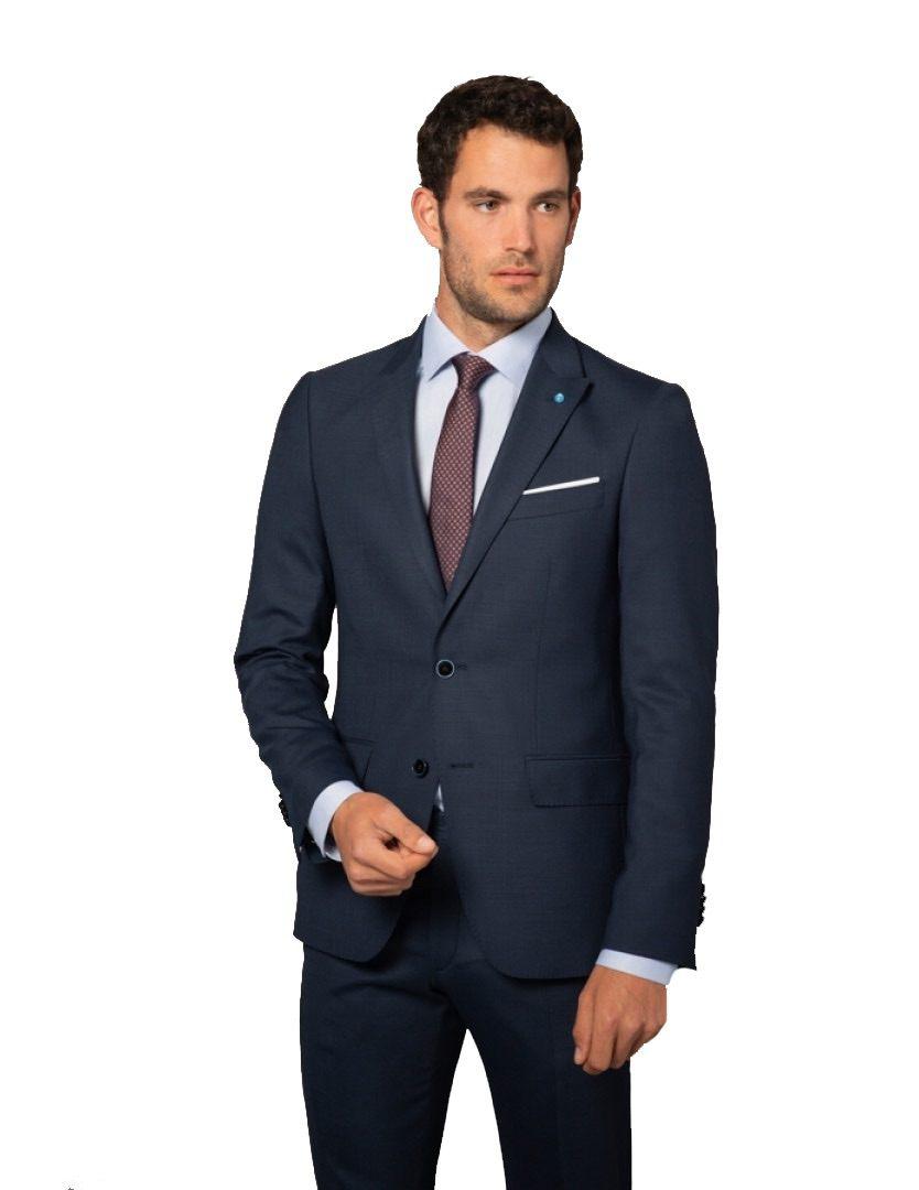 Etiem Traje Slim Fit Marino para hombre