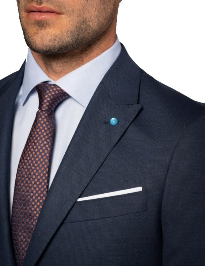 Etiem Traje Slim Fit Marino para hombre