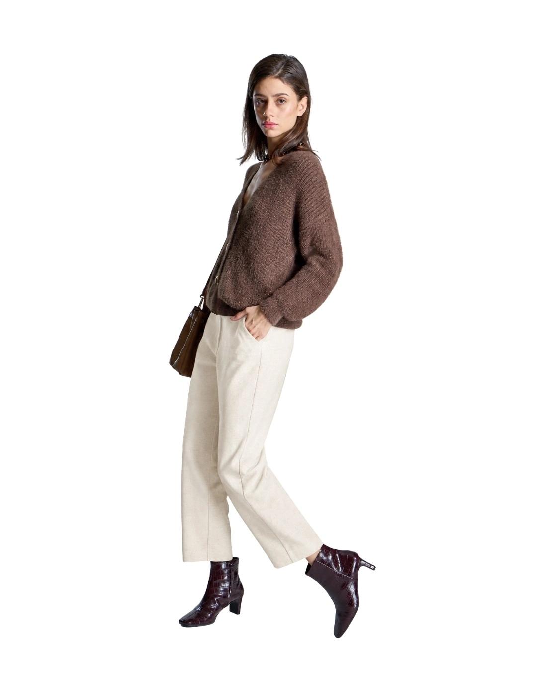 Alba Conde Pantalón Crudo recto