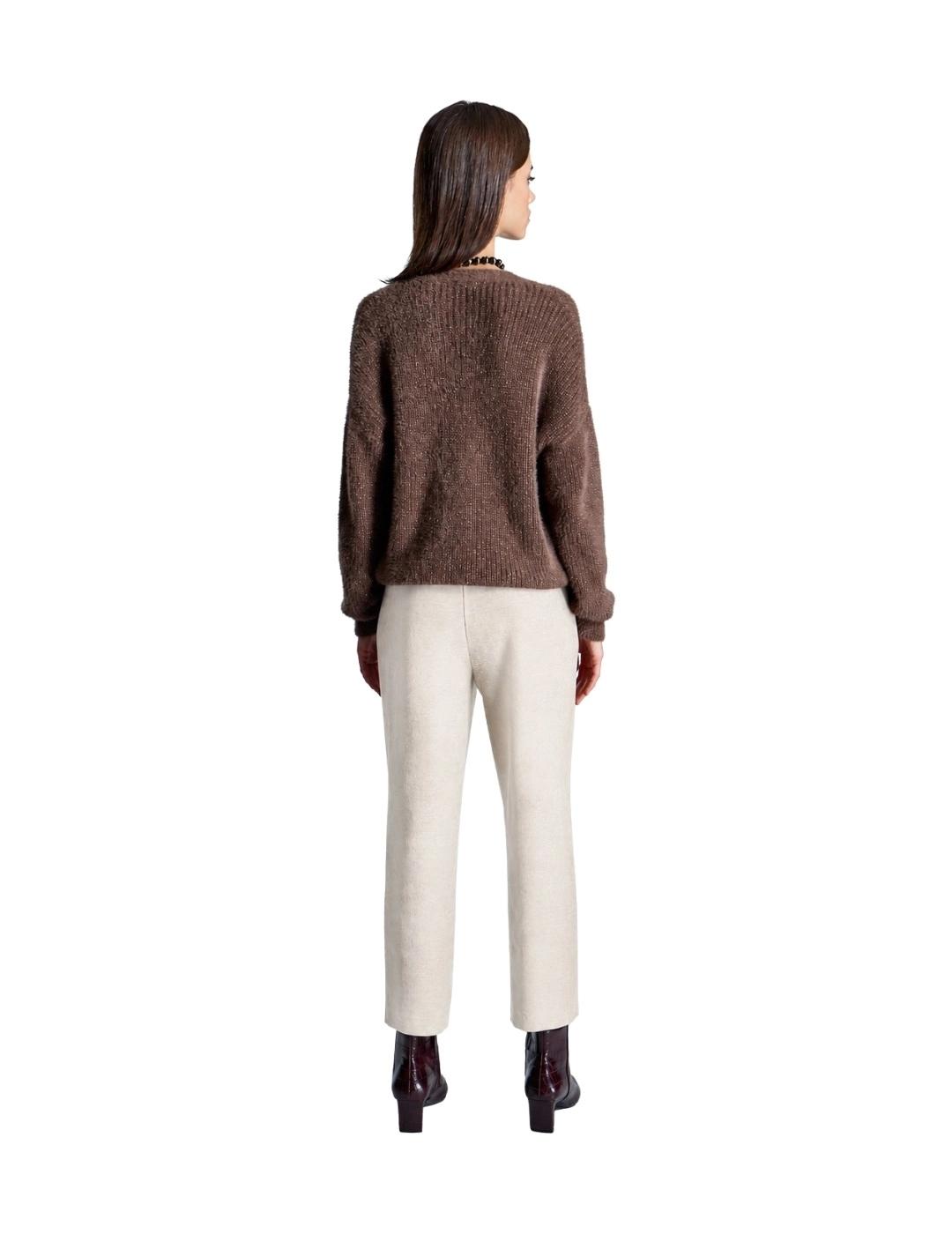 Alba Conde Pantalón Crudo recto