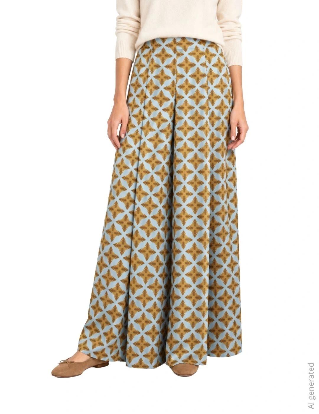 Anonyme Pantalones estampados Sapphire